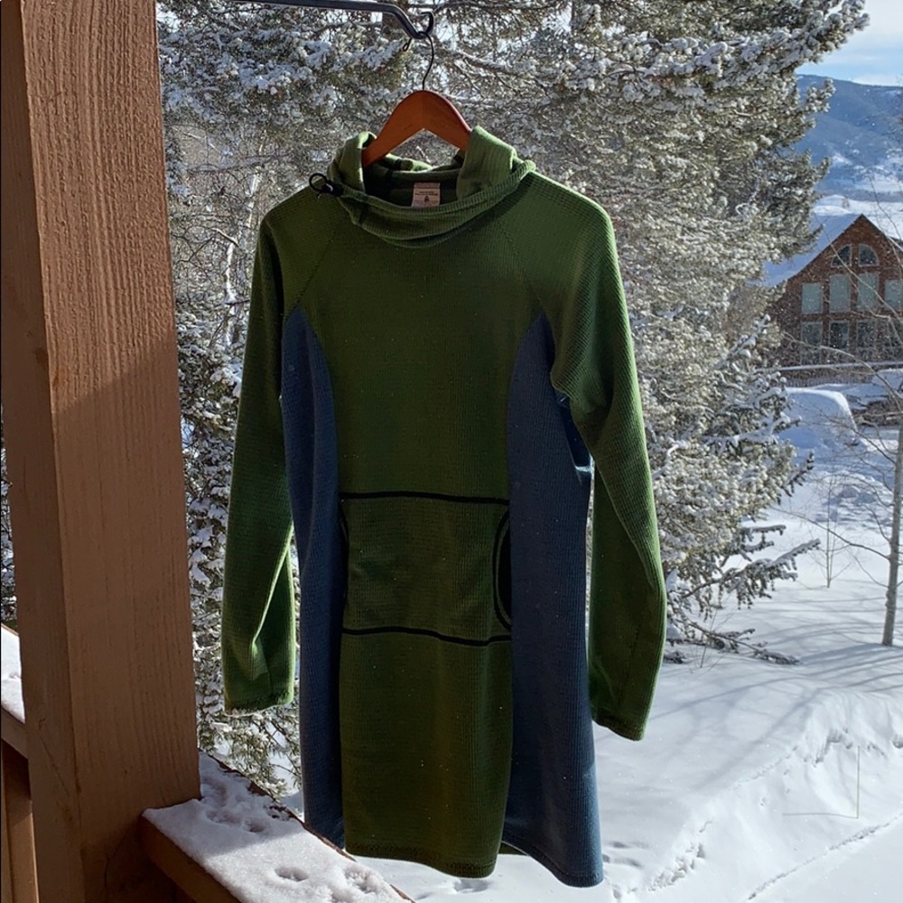 Melanzana Micro Grid Dress, size medium
